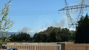Incendie à Bourg-lès-Valence - Drôme - 6 juillet 2026 - Feux de forêts et d'espaces naturels