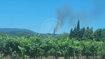 Incendie à Cadenet - Vaucluse - 6 juillet 2026 - Feux de forêts et d'espaces naturels
