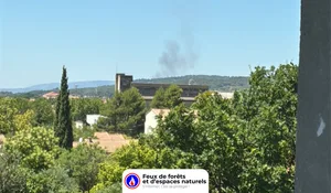 Incendie à Cadenet (84) : les pompiers interviennent