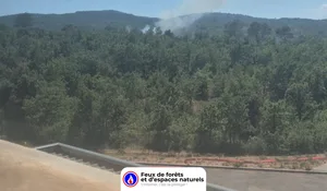 Incendie à Brignoles (83) : les pompiers interviennent