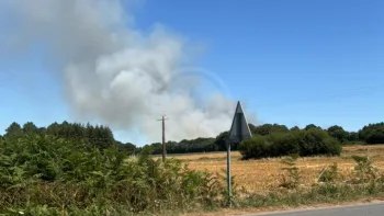 Incendie à Caro - Morbihan - 6 juillet 2026 - Feux de forêts et d'espaces naturels