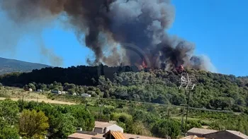 Incendie à Capendu - Aude - 6 juillet 2026 - Feux de forêts et d'espaces naturels