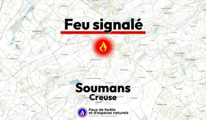 Incendie à Soumans (23) : le feu est éteint
