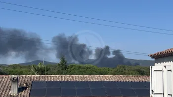Incendie à Fréjus - Var - 6 juillet 2026 - Feux de forêts et d'espaces naturels