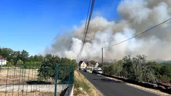Incendie à Cuzance - Lot - 6 juillet 2026 - Feux de forêts et d'espaces naturels