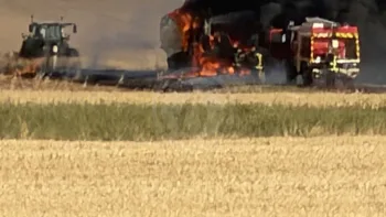 Incendie à Plaine-et-Vallées - Deux-Sèvres - 6 juillet 2026 - Feux de forêts et d'espaces naturels