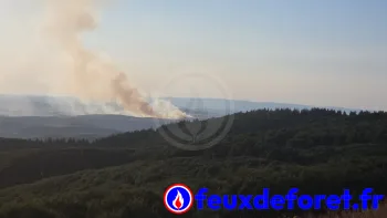 Incendie à Hures-la-Parade - Lozère - 6 juillet 2026 - Feux de forêts et d'espaces naturels