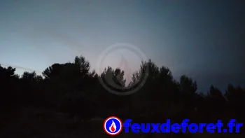 Incendie à Velaux - Bouches-du-Rhône - 6 juillet 2026 - Feux de forêts et d'espaces naturels