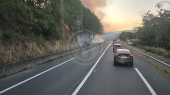 Incendie à Brussieu - Rhône - 7 juillet 2026 - Feux de forêts et d'espaces naturels