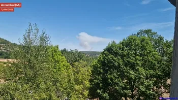 Incendie à Arcambal - Lot - 7 juillet 2026 - Feux de forêts et d'espaces naturels