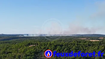Incendie à Arcambal - Lot - 7 juillet 2026 - Feux de forêts et d'espaces naturels