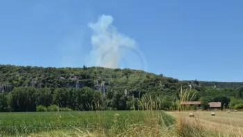 Incendie à Arcambal - Lot - 7 juillet 2026 - Feux de forêts et d'espaces naturels