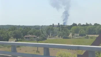 Incendie à Saint-Caprais-de-Bordeaux - Gironde - 7 juillet 2026 - Feux de forêts et d'espaces naturels