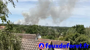 Incendie à Châtillon-sur-Cher - Loir-et-Cher - 7 juillet 2026 - Feux de forêts et d'espaces naturels
