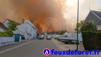 Incendie à Châtillon-sur-Cher - Loir-et-Cher - 7 juillet 2026 - Feux de forêts et d'espaces naturels