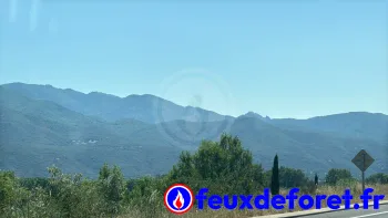 Incendie à Céret - Pyrénées-Orientales - 7 juillet 2026 - Feux de forêts et d'espaces naturels