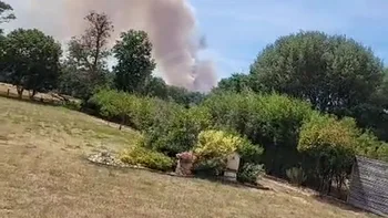 Incendie à Grossœuvre - Eure - 7 juillet 2026 - Feux de forêts et d'espaces naturels