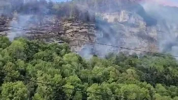 Incendie à Nantua - Ain - 7 juillet 2026 - Feux de forêts et d'espaces naturels