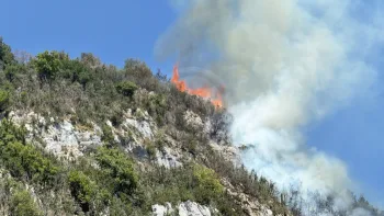 Incendie à Nantua - Ain - 7 juillet 2026 - Feux de forêts et d'espaces naturels