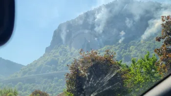 Incendie à Nantua - Ain - 7 juillet 2026 - Feux de forêts et d'espaces naturels
