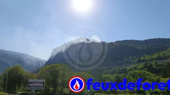Incendie à Nantua - Ain - 7 juillet 2026 - Feux de forêts et d'espaces naturels
