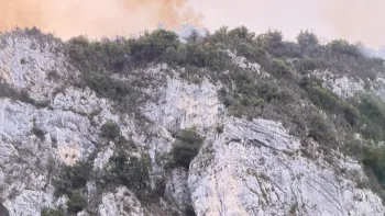 Incendie à Nantua - Ain - 7 juillet 2026 - Feux de forêts et d'espaces naturels