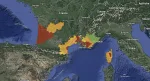 CARTE. Davantage de zones en risque "très sévère" ce dimanche, consultez notre carte interactive