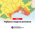 Vigilance rouge dans trois départements de Provence face à un risque extrêmement élevé