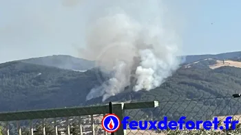Incendie à Chanteuges - Haute-Loire - 7 juillet 2026 - Feux de forêts et d'espaces naturels