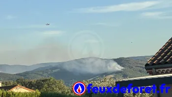 Incendie à Chanteuges - Haute-Loire - 7 juillet 2026 - Feux de forêts et d'espaces naturels