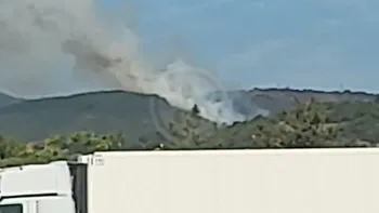 Incendie à Saint-Georges-les-Bains - Ardèche - 7 juillet 2026 - Feux de forêts et d'espaces naturels
