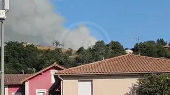 Incendie à Saint-Georges-les-Bains - Ardèche - 7 juillet 2026 - Feux de forêts et d'espaces naturels