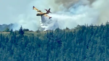 Incendie à Saint-Georges-les-Bains - Ardèche - 7 juillet 2026 - Feux de forêts et d'espaces naturels