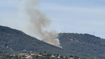 Incendie à Charmes-sur-Rhône - Ardèche - 7 juillet 2026 - Feux de forêts et d'espaces naturels