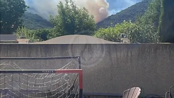 Incendie à Charmes-sur-Rhône - Ardèche - 7 juillet 2026 - Feux de forêts et d'espaces naturels