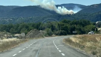 Incendie à Charmes-sur-Rhône - Ardèche - 7 juillet 2026 - Feux de forêts et d'espaces naturels