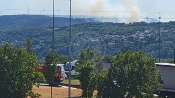 Incendie à Charmes-sur-Rhône - Ardèche - 7 juillet 2026 - Feux de forêts et d'espaces naturels
