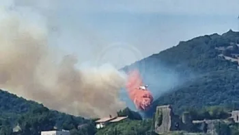 Incendie à Charmes-sur-Rhône - Ardèche - 7 juillet 2026 - Feux de forêts et d'espaces naturels