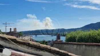 Incendie à Charmes-sur-Rhône - Ardèche - 7 juillet 2026 - Feux de forêts et d'espaces naturels