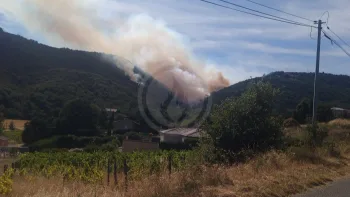 Incendie à Charmes-sur-Rhône - Ardèche - 7 juillet 2026 - Feux de forêts et d'espaces naturels