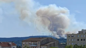 Incendie à Charmes-sur-Rhône - Ardèche - 7 juillet 2026 - Feux de forêts et d'espaces naturels