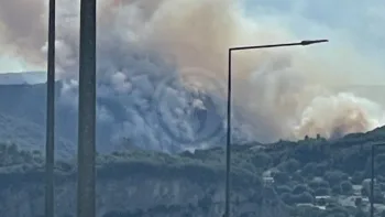 Incendie à Charmes-sur-Rhône - Ardèche - 7 juillet 2026 - Feux de forêts et d'espaces naturels