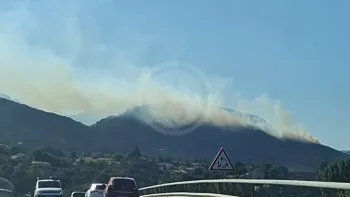 Incendie à Saint-Georges-les-Bains - Ardèche - 7 juillet 2026 - Feux de forêts et d'espaces naturels
