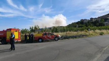 Incendie à Saint-Georges-les-Bains - Ardèche - 7 juillet 2026 - Feux de forêts et d'espaces naturels