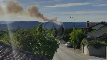 Incendie à Saint-Georges-les-Bains - Ardèche - 7 juillet 2026 - Feux de forêts et d'espaces naturels