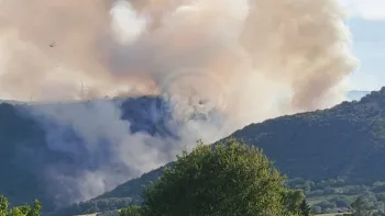 Incendie à Saint-Georges-les-Bains - Ardèche - 7 juillet 2026 - Feux de forêts et d'espaces naturels
