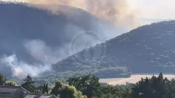 Incendie à Saint-Georges-les-Bains - Ardèche - 7 juillet 2026 - Feux de forêts et d'espaces naturels