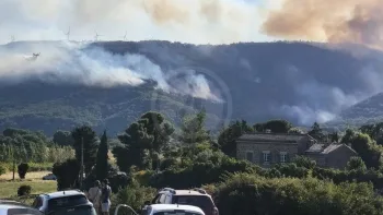 Incendie à Saint-Georges-les-Bains - Ardèche - 7 juillet 2026 - Feux de forêts et d'espaces naturels