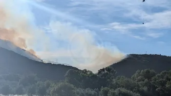 Incendie à Saint-Georges-les-Bains - Ardèche - 7 juillet 2026 - Feux de forêts et d'espaces naturels