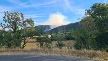 Incendie à Saint-Georges-les-Bains - Ardèche - 7 juillet 2026 - Feux de forêts et d'espaces naturels